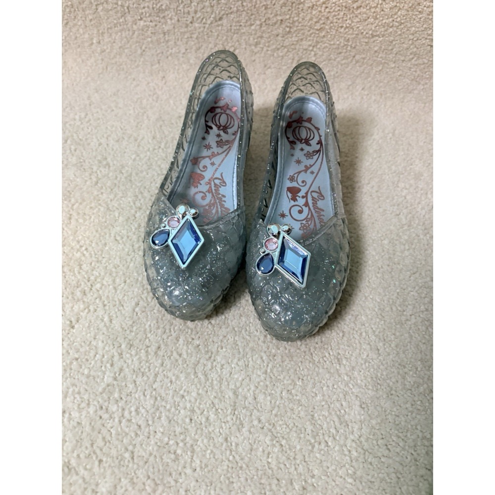 Disney Cinderella Costume Dress Up Shoes for Girls 13/1 .  They Light Up!